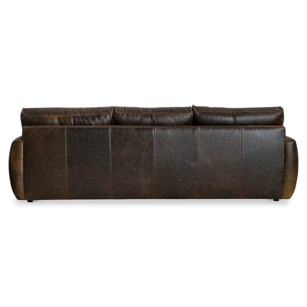 Bernhardt - Cameron Leather Sofa in Brown - 1907LO view 4