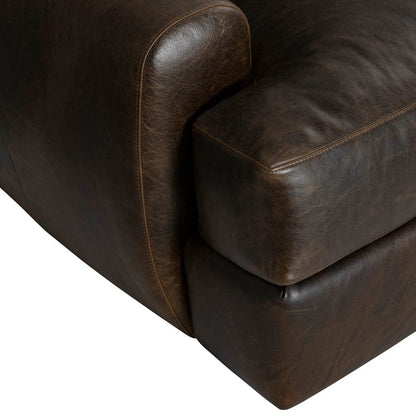 Bernhardt - Cameron Leather Sofa in Brown - 1907LO view 5