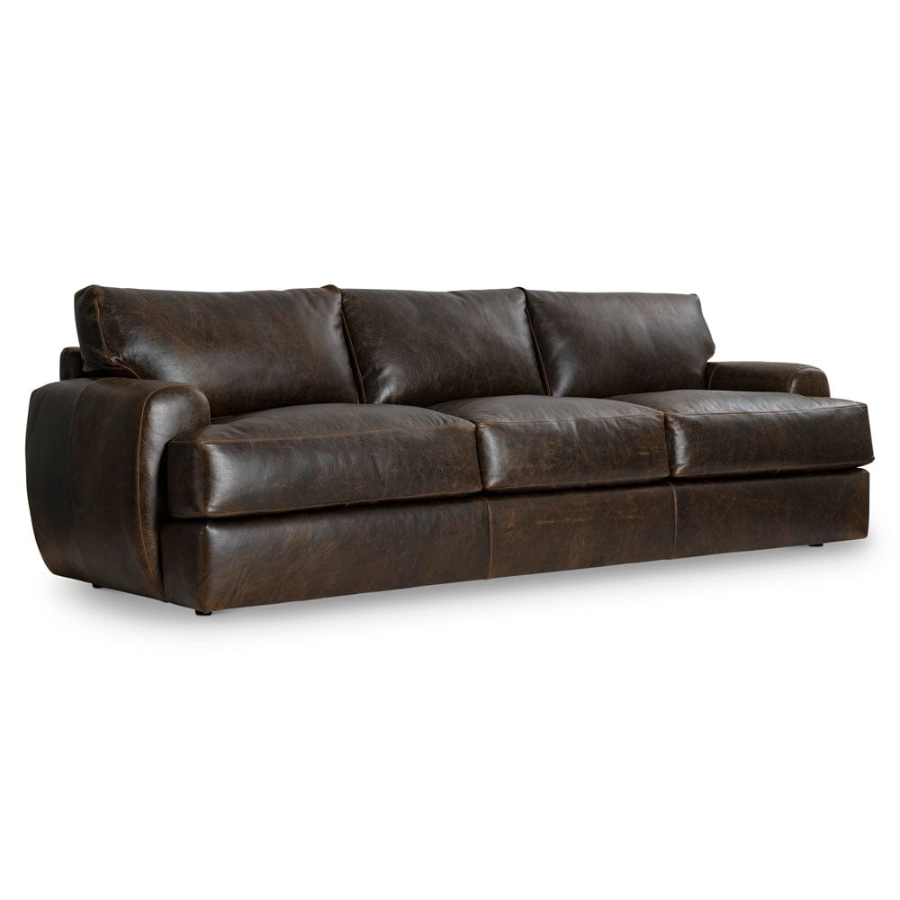 Bernhardt - Cameron Leather Sofa in Brown - 1907LO view 6