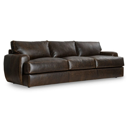 Bernhardt - Cameron Leather Sofa in Brown - 1907LO view 6