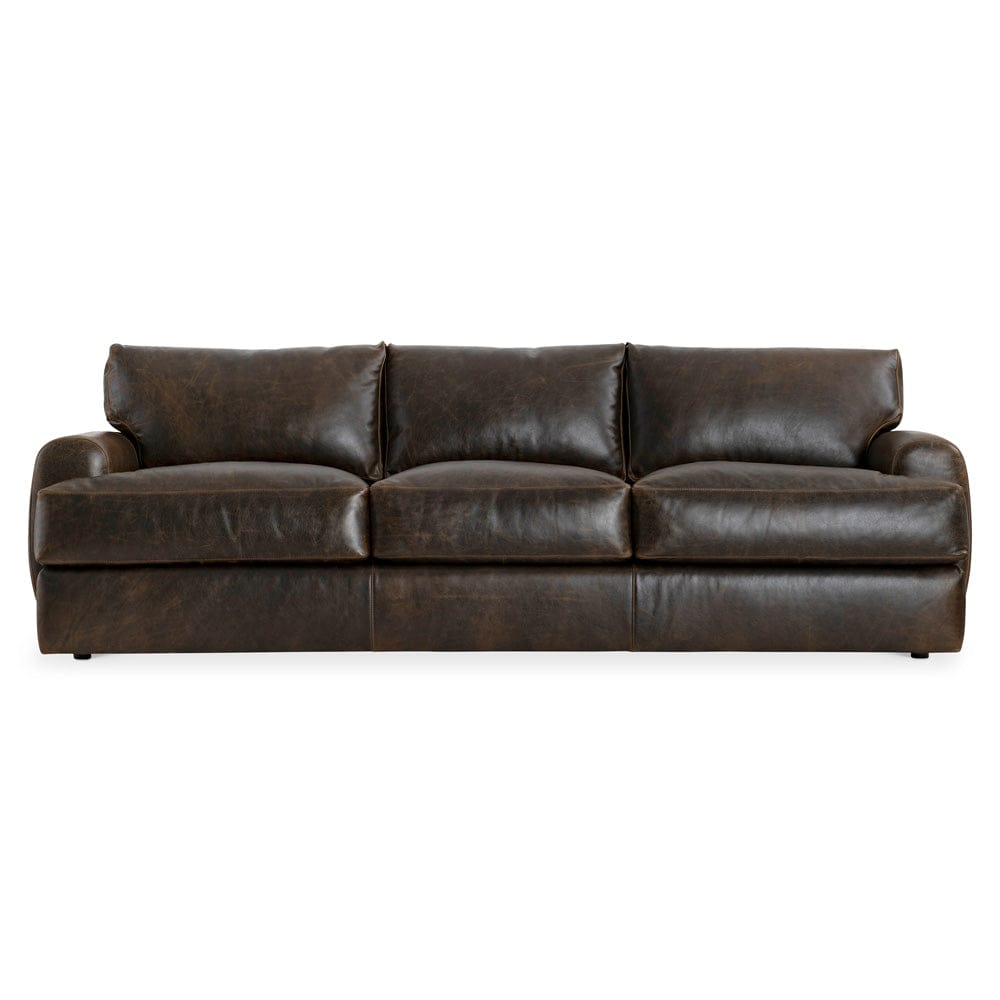 Bernhardt - Cameron Leather Sofa in Brown - 1907LO view 7