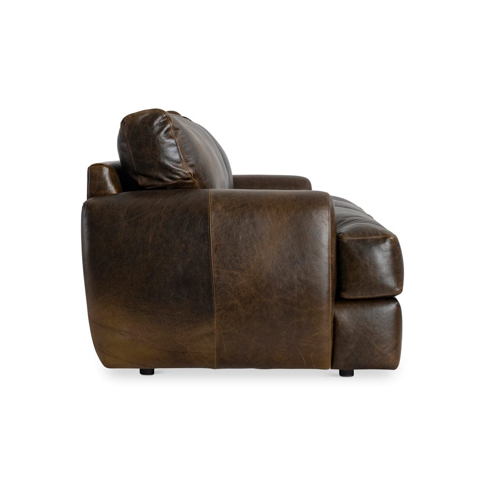 Bernhardt - Cameron Leather Sofa in Brown - 1907LO view 8