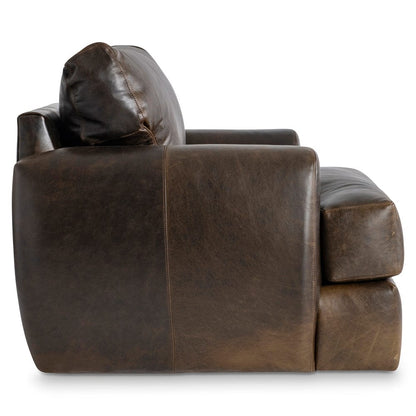 Bernhardt - Cameron Leather Swivel Chair in Brown - 1902SLO view 8
