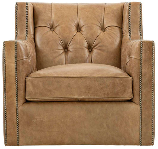 Bernhardt - Candace Leather Swivel Chair - 727SLFO veiw 1
