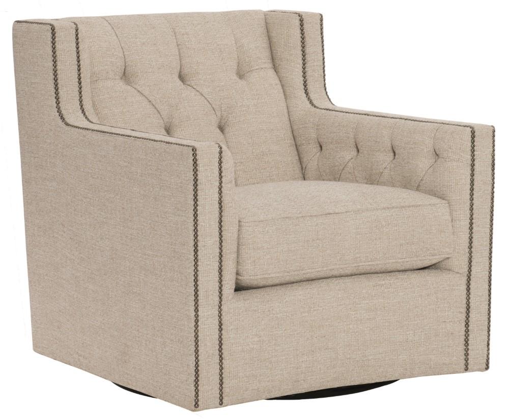 Bernhardt - Candace Swivel Chair in Light Gray - B7272SC veiw 1