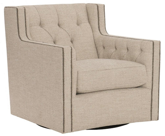 Bernhardt - Candace Swivel Chair in Light Gray - B7272SC veiw 1