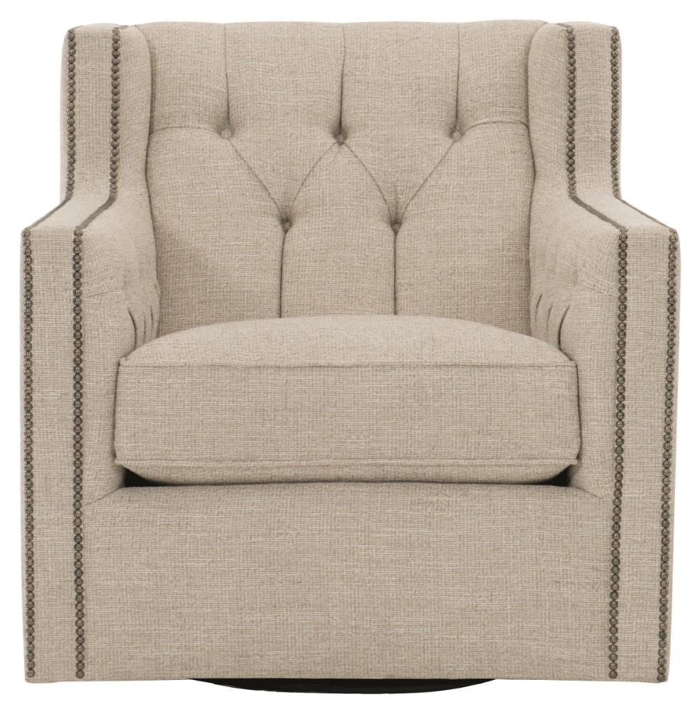 Bernhardt - Candace Swivel Chair in Light Gray - B7272SC veiw 2