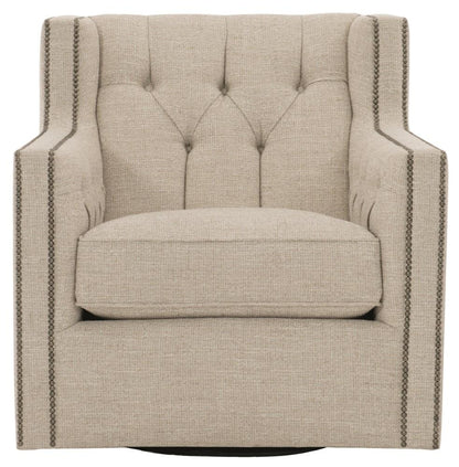 Bernhardt - Candace Swivel Chair in Light Gray - B7272SC veiw 2