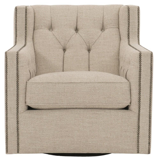 Bernhardt - Candace Swivel Chair in Light Gray - B7272SC veiw 2