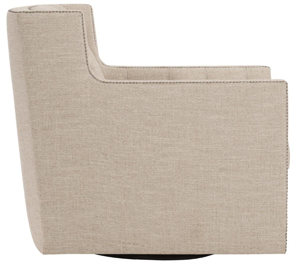 Bernhardt - Candace Swivel Chair in Light Gray - B7272SC veiw 3