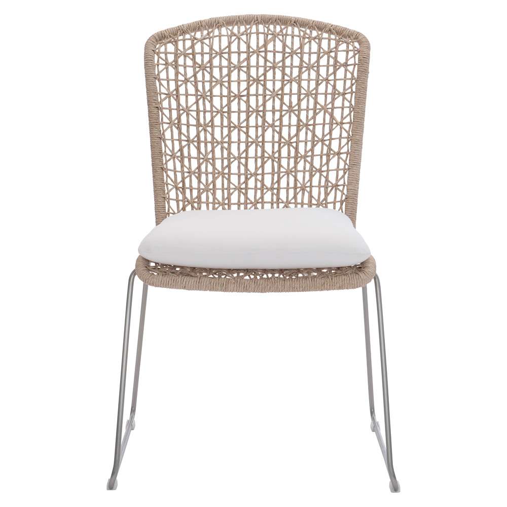 Bernhardt - Carmel Outdoor Side Chair with Seat Pad - Quick Ship - K1950 veiw 3