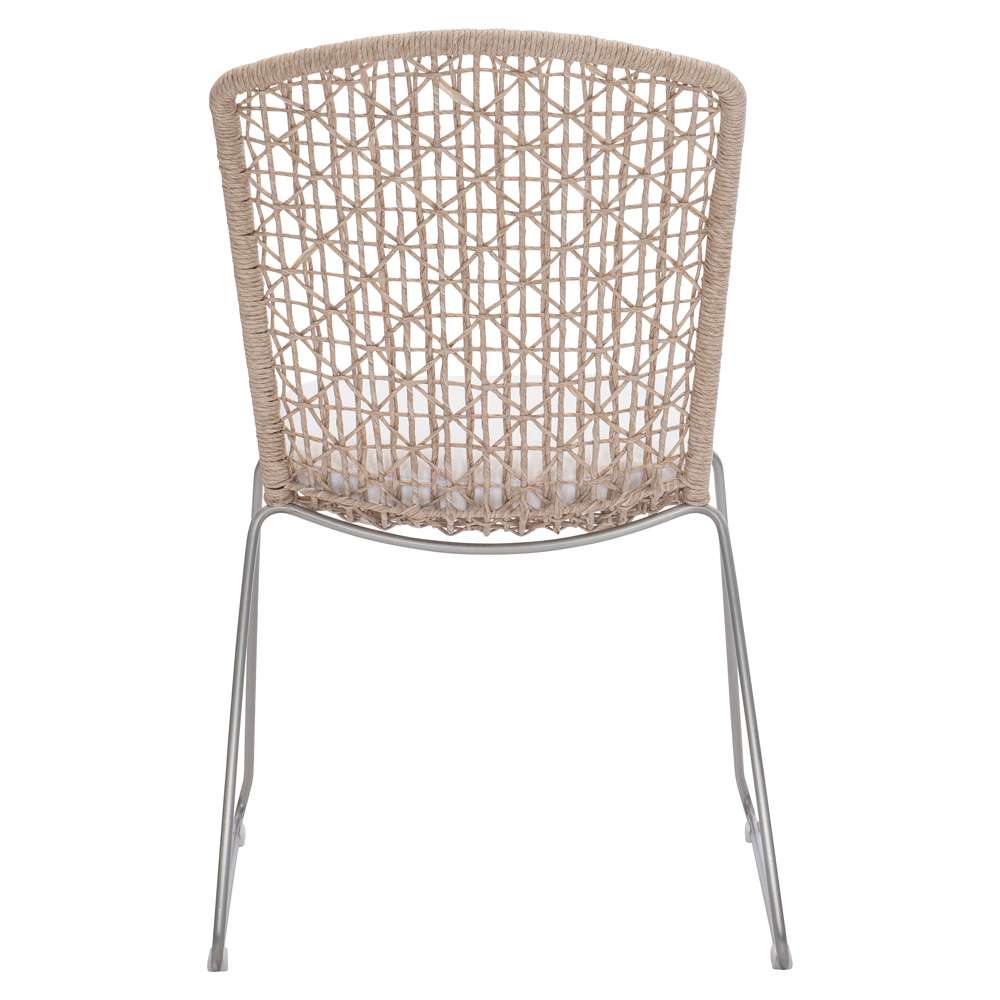Bernhardt - Carmel Outdoor Side Chair with Seat Pad - Quick Ship - K1950 veiw 4