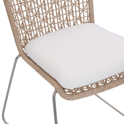 Bernhardt - Carmel Outdoor Side Chair with Seat Pad - Quick Ship - K1950 veiw 5