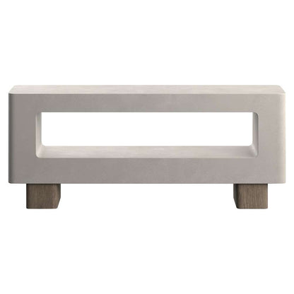 Bernhardt - Casa Paros Concrete Console Table - 317914 veiw 1