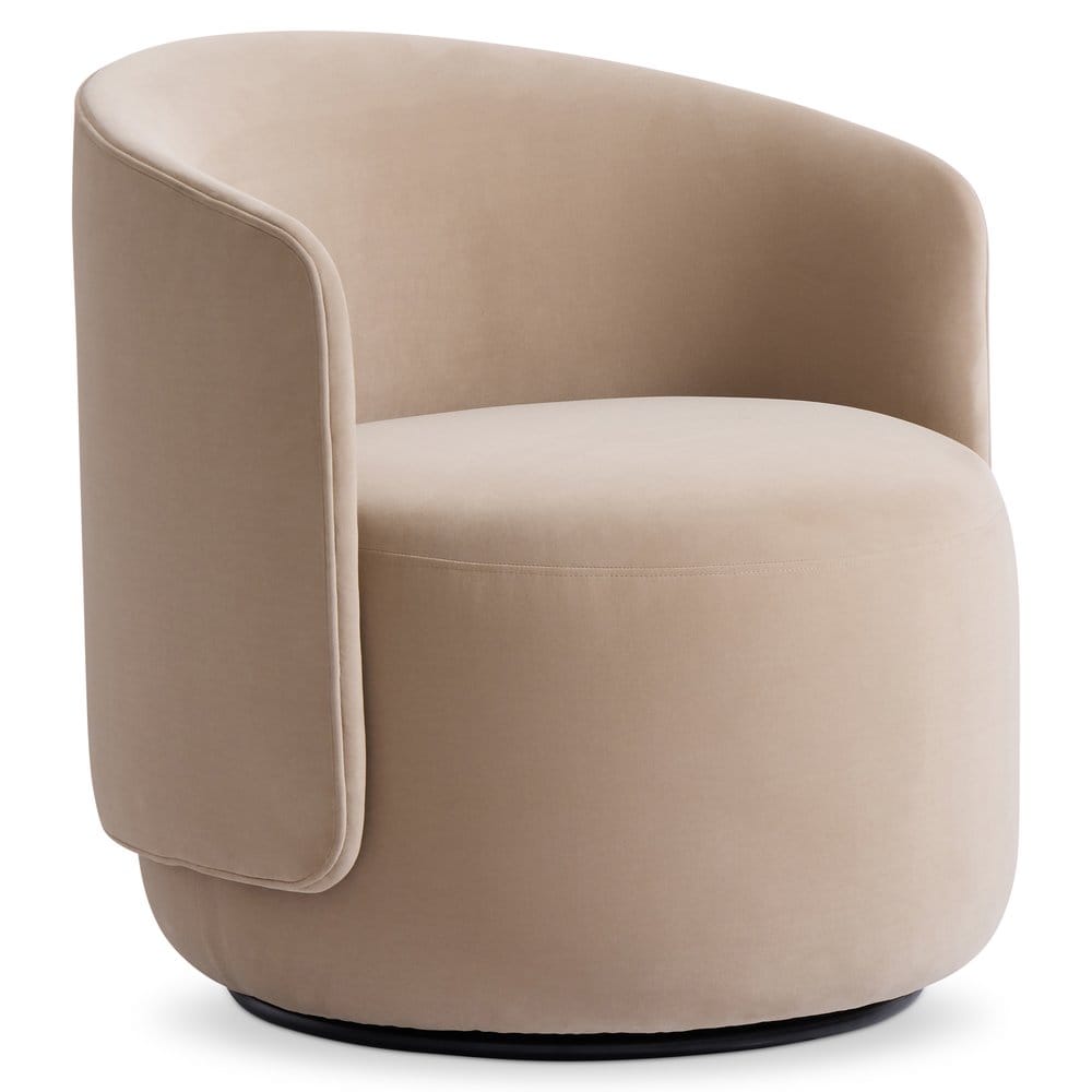 Bernhardt - Crosby Fabric Swivel Chair, Beige - L123SEO view 1