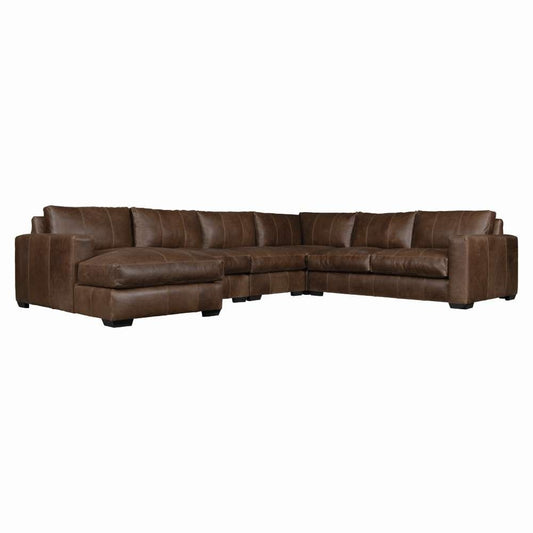 Bernhardt - Dawkins Leather Sectional - K1784 veiw 1