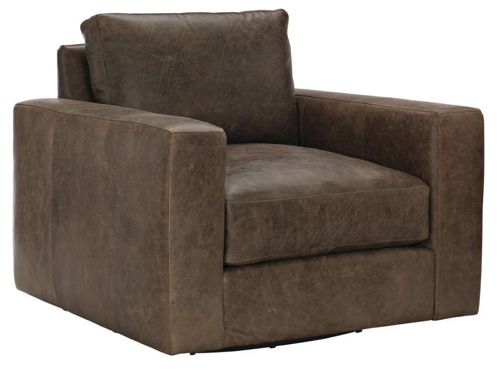 Bernhardt - Dawkins Leather Swivel Chair - 922SLO veiw 1