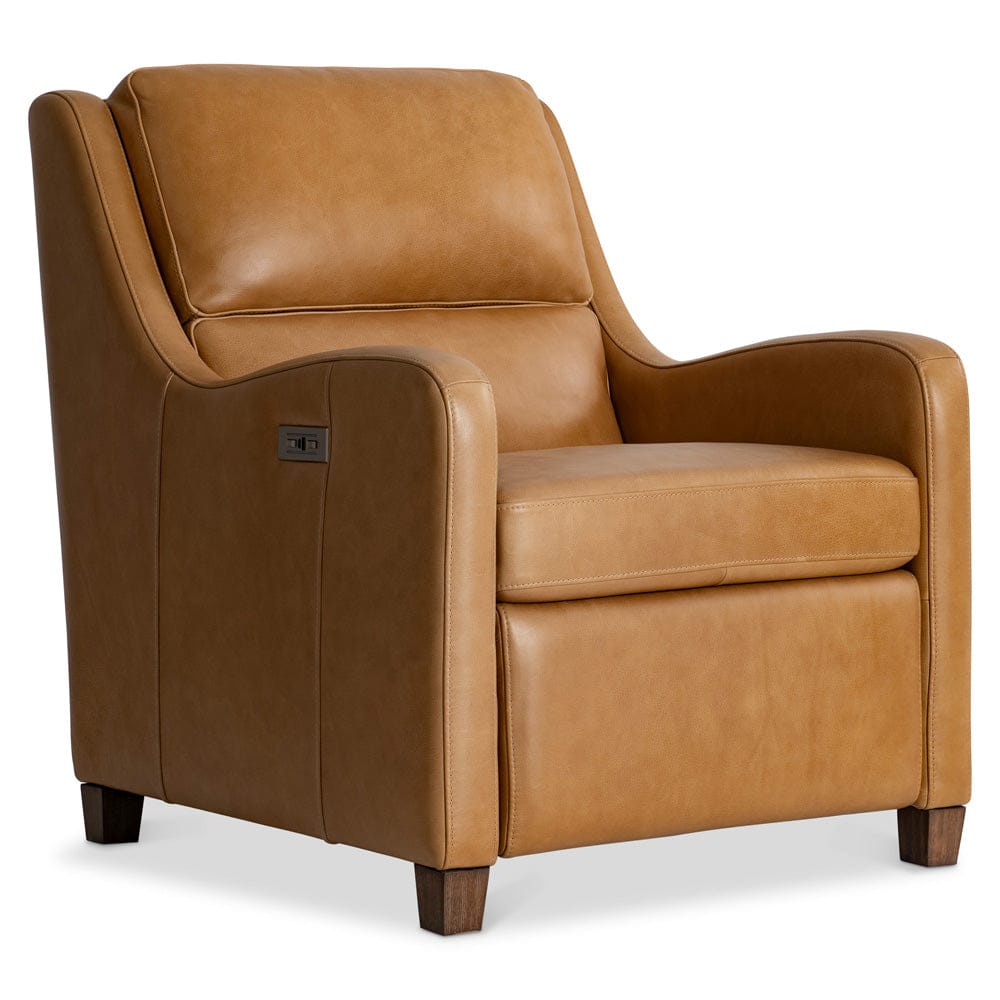 Bernhardt - Dillon Leather Recliner in Beige - 301RLO view 1