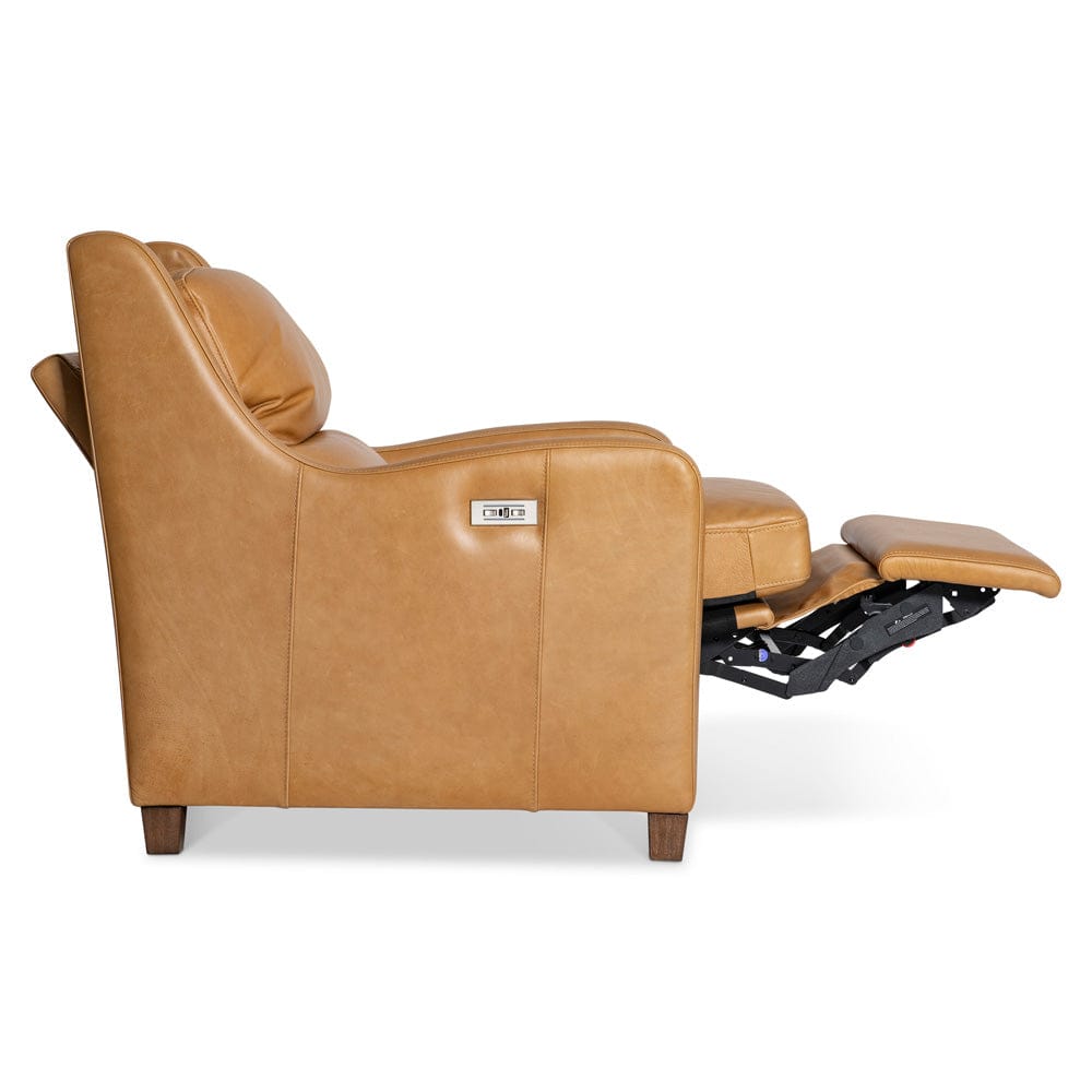 Bernhardt - Dillon Leather Recliner in Beige - 301RLO view 5
