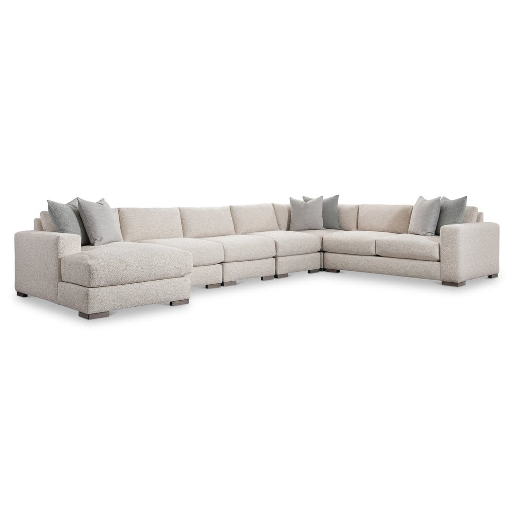 Bernhardt - Drew 6-Piece Left Facing Fabric Sectional - K2305 view 1