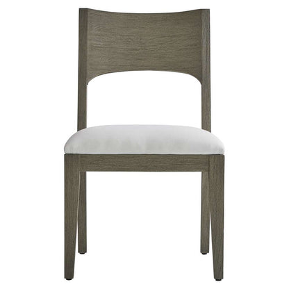 Bernhardt - Exteriors Calais Side Chair - Weathered Teak - X04541X veiw 3