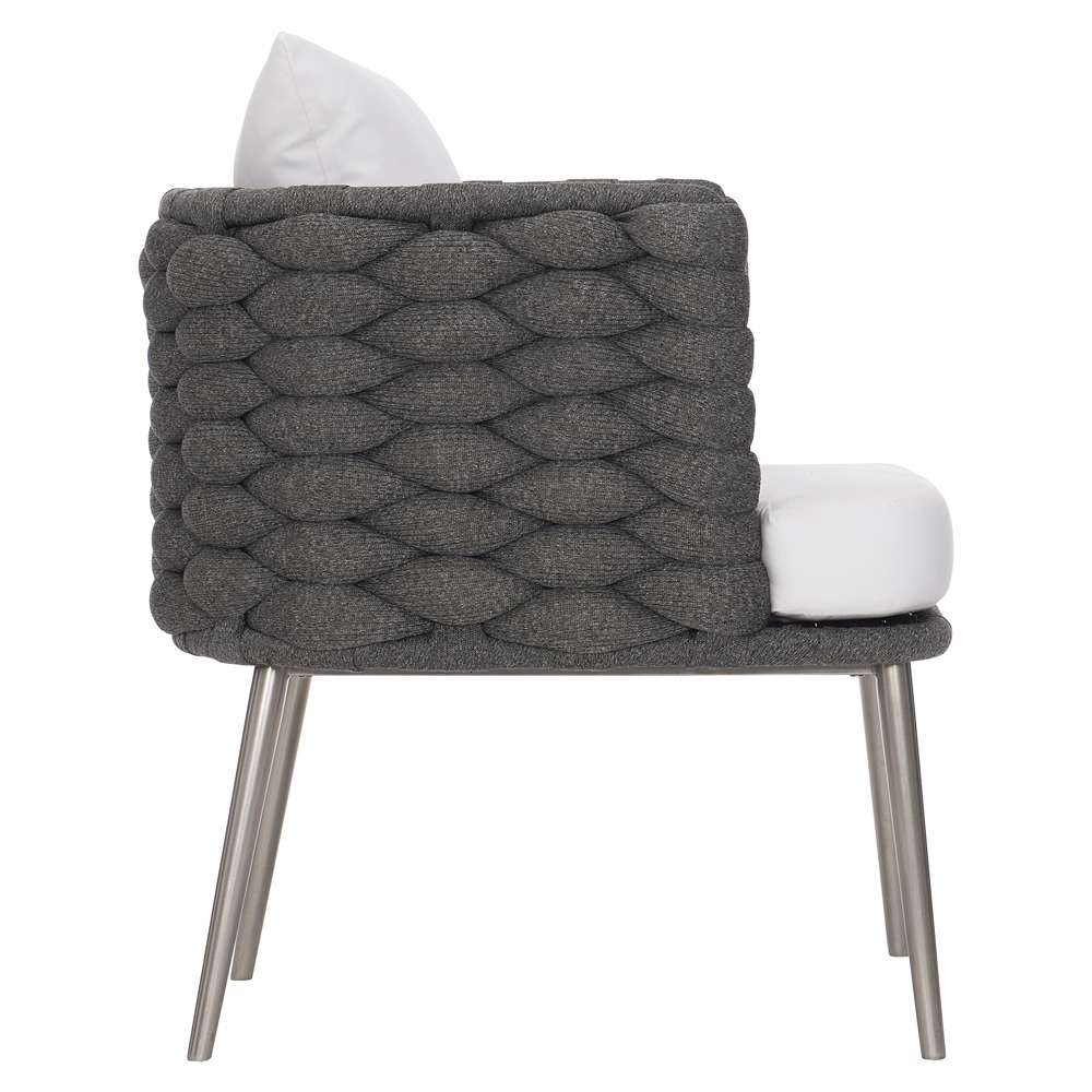 Bernhardt - Exteriors Santa Cruz Arm Chair - Cadet Gray; Silver Mist - X02549X veiw 2