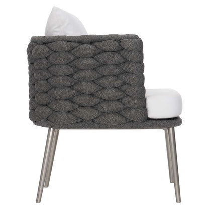 Bernhardt - Exteriors Santa Cruz Arm Chair - Cadet Gray; Silver Mist - X02549X veiw 2