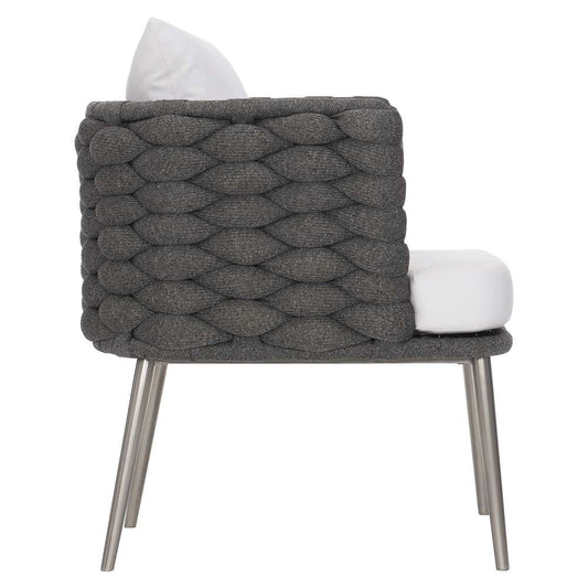 Bernhardt - Exteriors Santa Cruz Arm Chair - Cadet Gray; Silver Mist - X02549X veiw 2