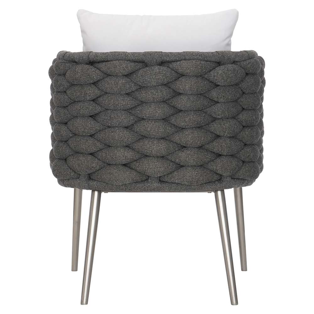 Bernhardt - Exteriors Santa Cruz Arm Chair - Cadet Gray; Silver Mist - X02549X veiw 3