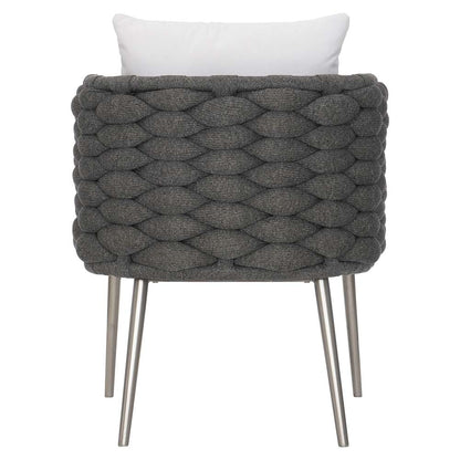 Bernhardt - Exteriors Santa Cruz Arm Chair - Cadet Gray; Silver Mist - X02549X veiw 3