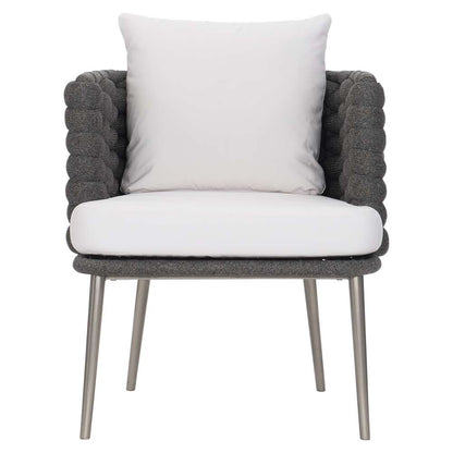 Bernhardt - Exteriors Santa Cruz Arm Chair - Cadet Gray; Silver Mist - X02549X veiw 4