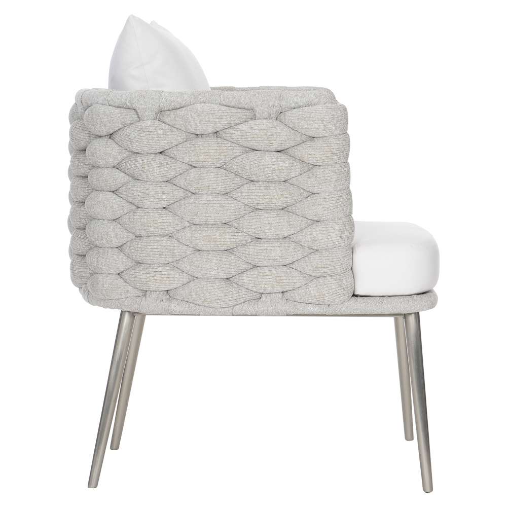 Bernhardt - Exteriors Santa Cruz Arm Chair - Nordic Gray; Silver Mist - X02545X veiw 3