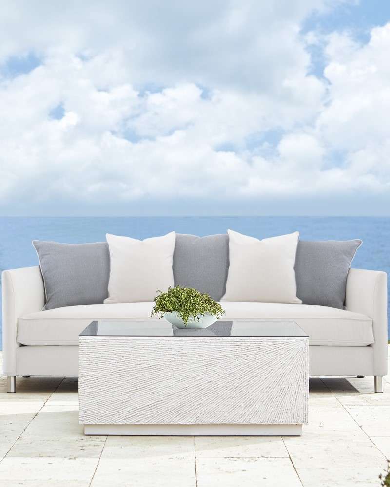 Bernhardt -  Exteriors Tenerife Square Coco Twig Cocktail Table - K1400 veiw 5