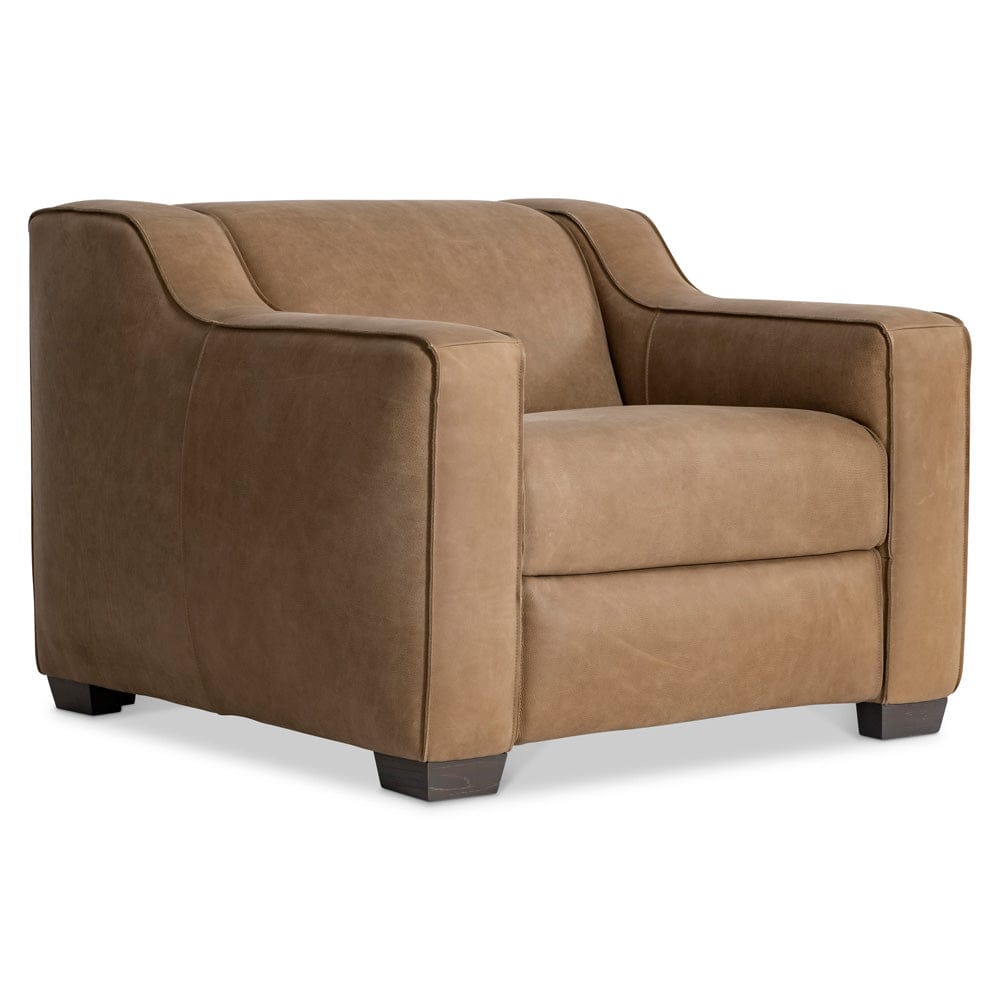 Bernhardt - Flynn Leather Power Motion Chair in Beige - 752RLO view 1