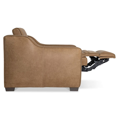Bernhardt - Flynn Leather Power Motion Chair in Beige - 752RLO view 5
