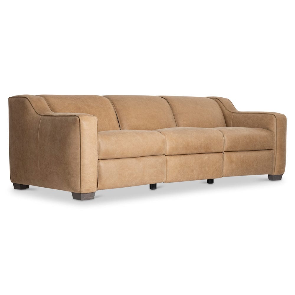 Bernhardt - Flynn Leather Power Motion Sofa in Beige - 757RLO view 1