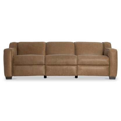 Bernhardt - Flynn Leather Power Motion Sofa in Beige - 757RLO view 3
