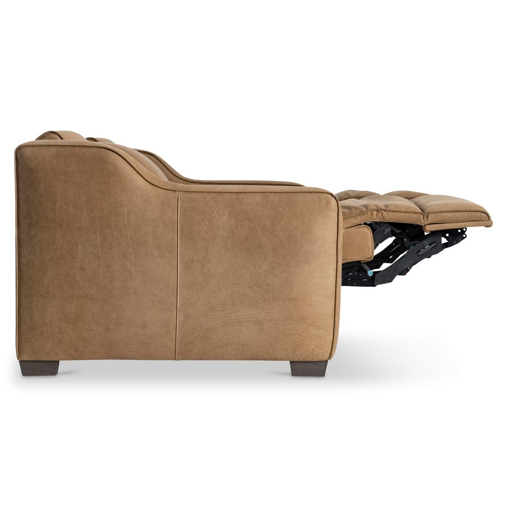 Bernhardt - Flynn Leather Power Motion Sofa in Beige - 757RLO view 5