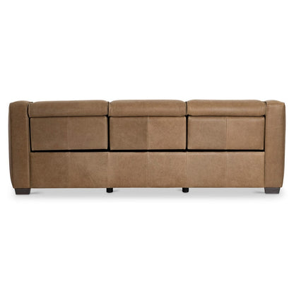 Bernhardt - Flynn Leather Power Motion Sofa in Beige - 757RLO view 6