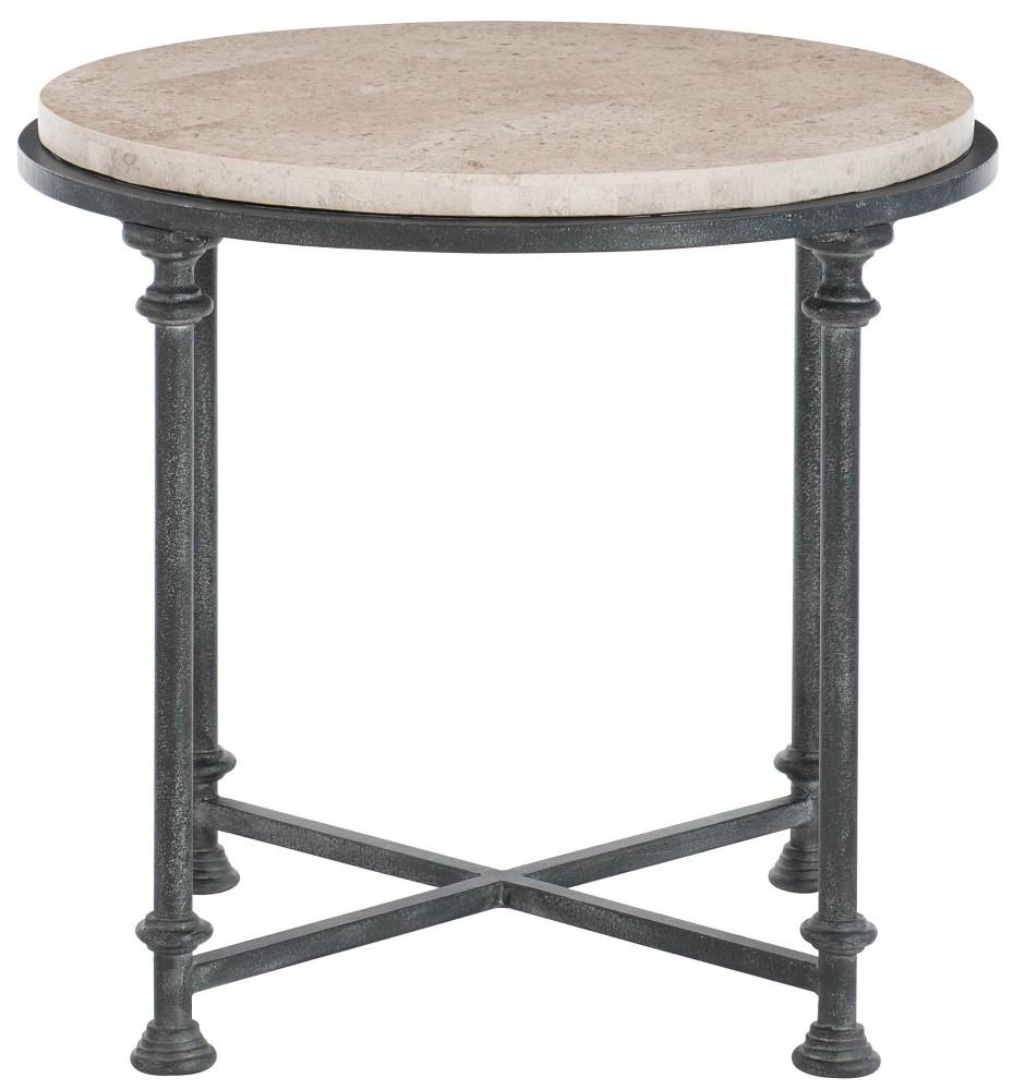 Bernhardt - Galesbury Round Metal End Table - 537122 veiw 1