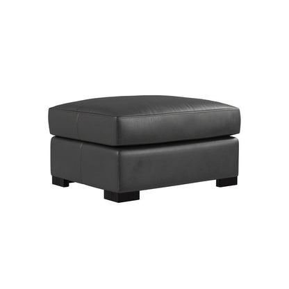 Bernhardt - Germain Leather Ottoman - 2661LSO view 1