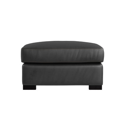 Bernhardt - Germain Leather Ottoman - 2661LSO view 2