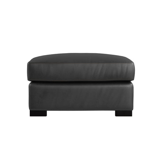 Bernhardt - Germain Leather Ottoman - 2661LSO view 2