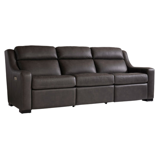 Bernhardt - Germain Leather Power Motion Sofa - 2027RHO veiw 1