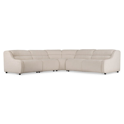 Bernhardt - Gio 5 Piece Fabric Power Motion Sectional in Cream - K2181 veiw 1