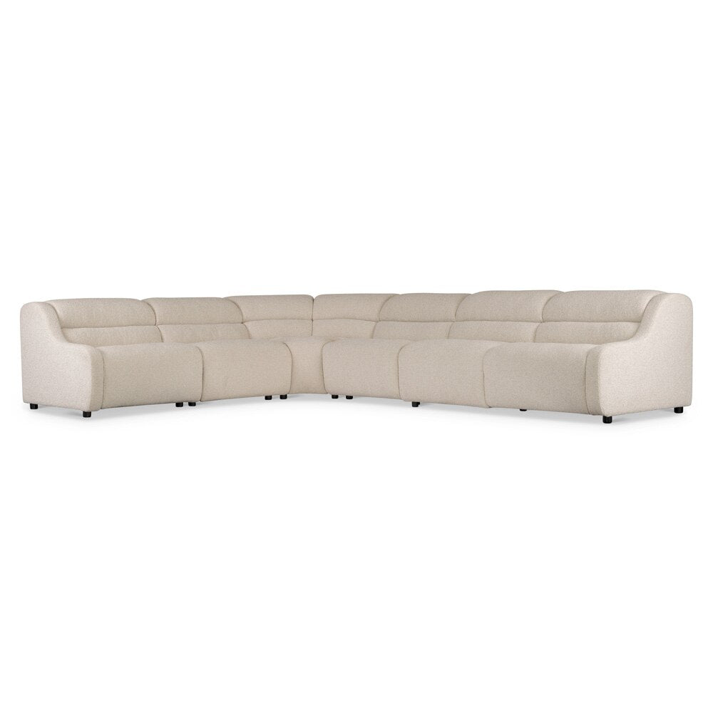 Bernhardt - Gio 6 Piece Fabric Power Motion Sectional in Cream - K2182 veiw 1