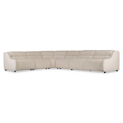 Bernhardt - Gio 6 Piece Fabric Power Motion Sectional in Cream - K2182 veiw 1