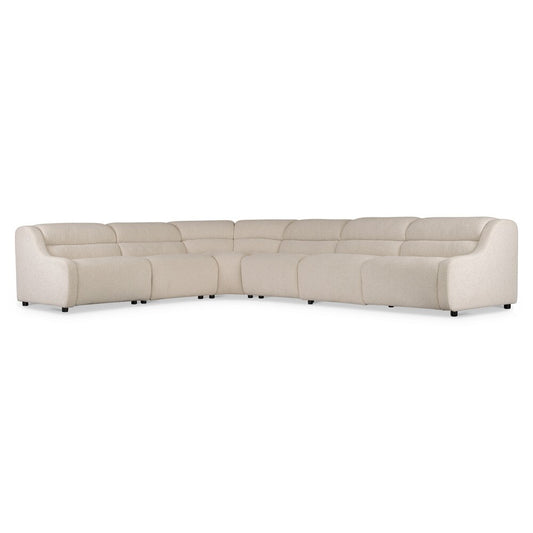 Bernhardt - Gio 6 Piece Fabric Power Motion Sectional in Cream - K2182 veiw 1