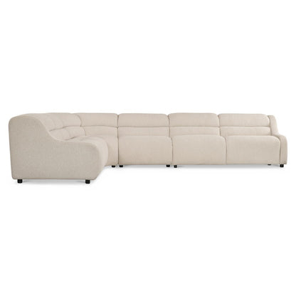 Bernhardt - Gio 6 Piece Fabric Power Motion Sectional in Cream - K2182 veiw 3