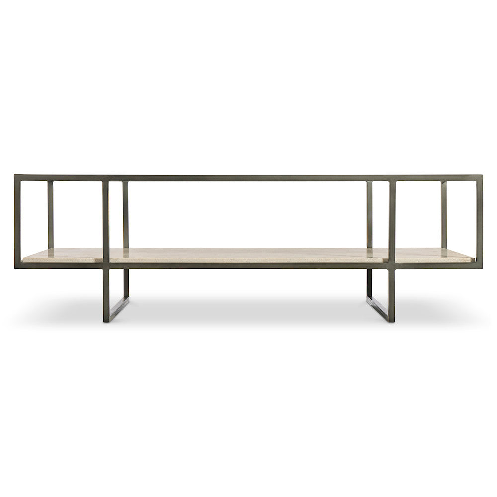 Bernhardt - Harlow Metal Rectangular Cocktail Table - 514021 view 2